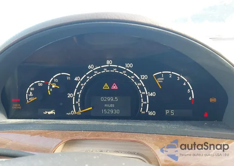 2000 Mercedes-Benz S 430 z USA, uszkodzony, nr VIN WDBNG70J3YA094950